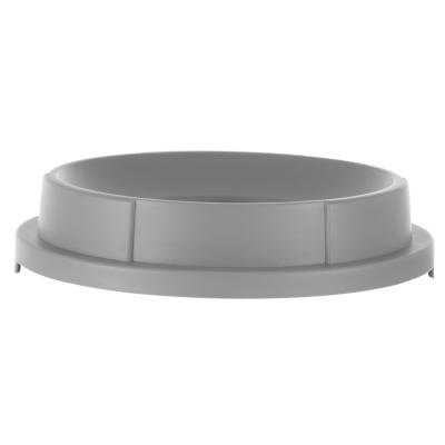 Víko s otvorem na kulatý kontejner 120 l, AmerBox, pro 691038, Světle šedá, ⌀570x(H)135mm | 691052